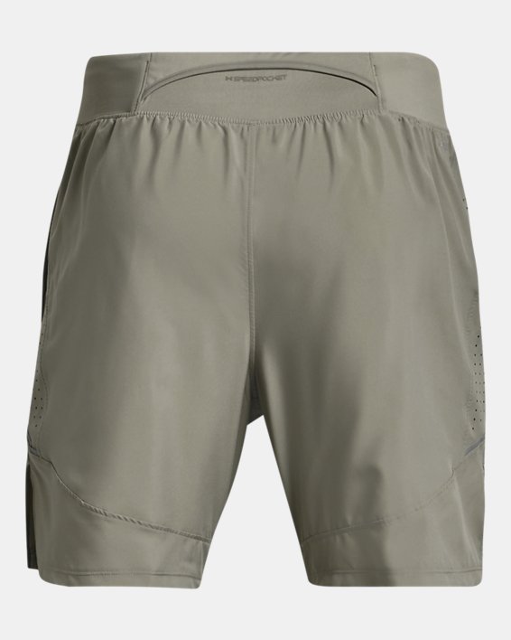 Men's UA Launch Elite 2-in-1 7'' Shorts in Green image number 6